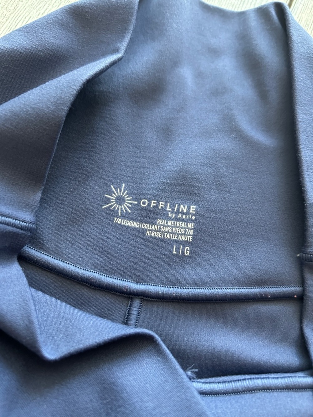 Offline by Aerie real me 7/8 legging hi rise size L - Picture 3 of 5